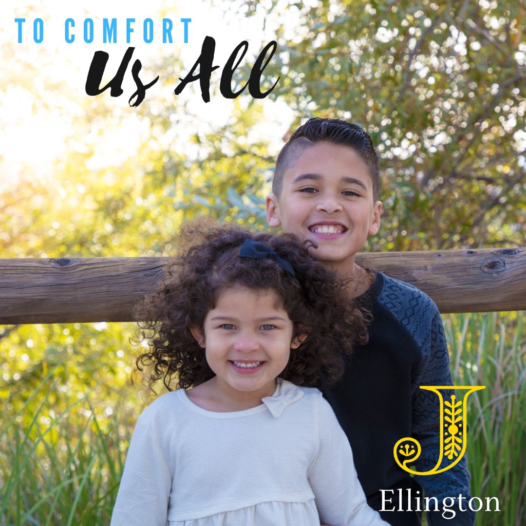 The cover artwork for To Comfort (Us All), a playlist by J Ellington